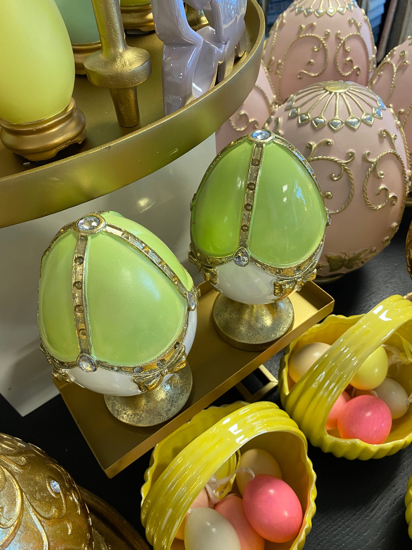 Baroque egg - Mint