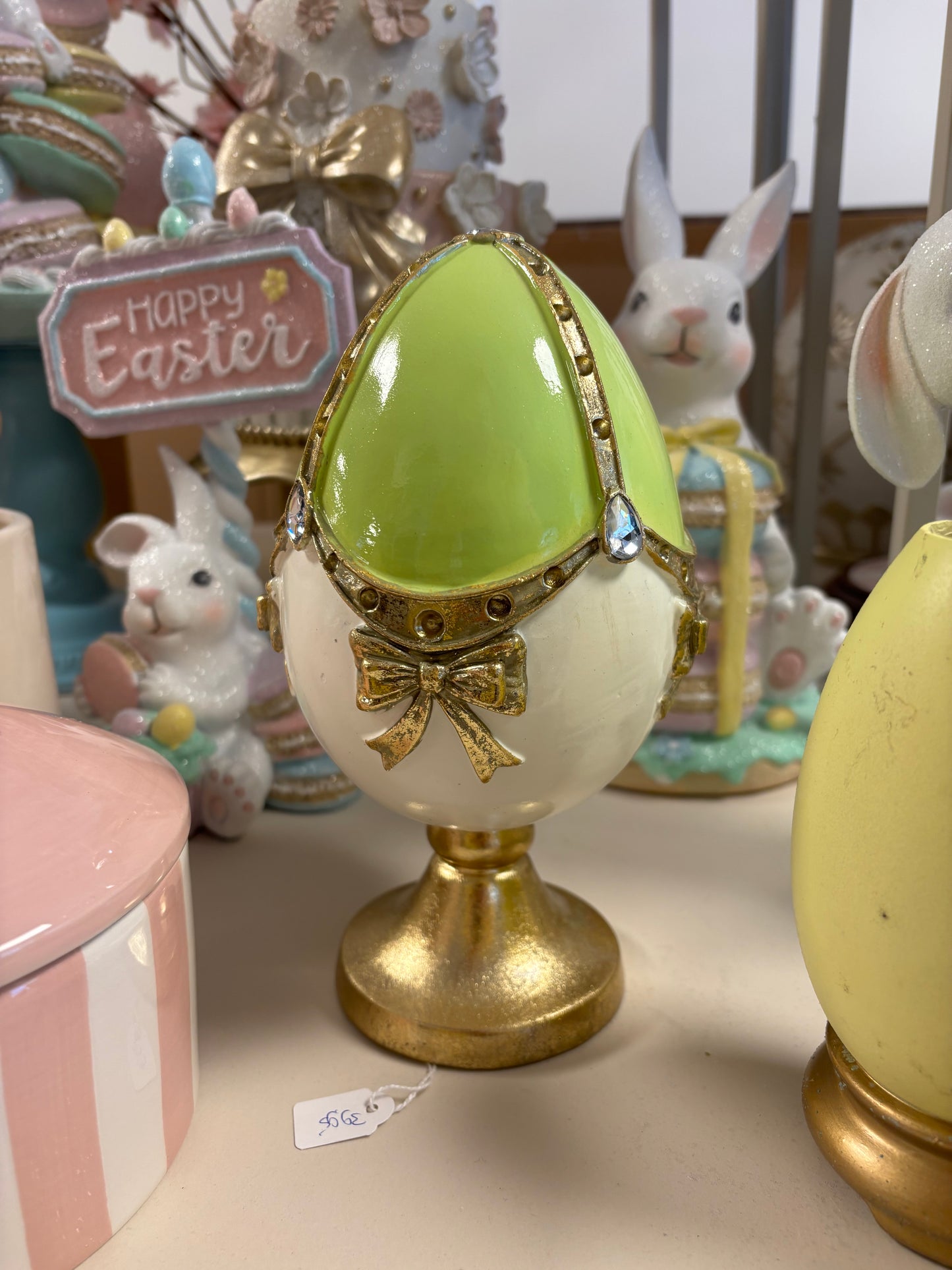 Baroque egg - mint