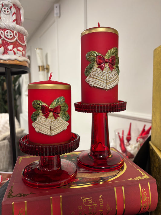 Christmas candle red - S