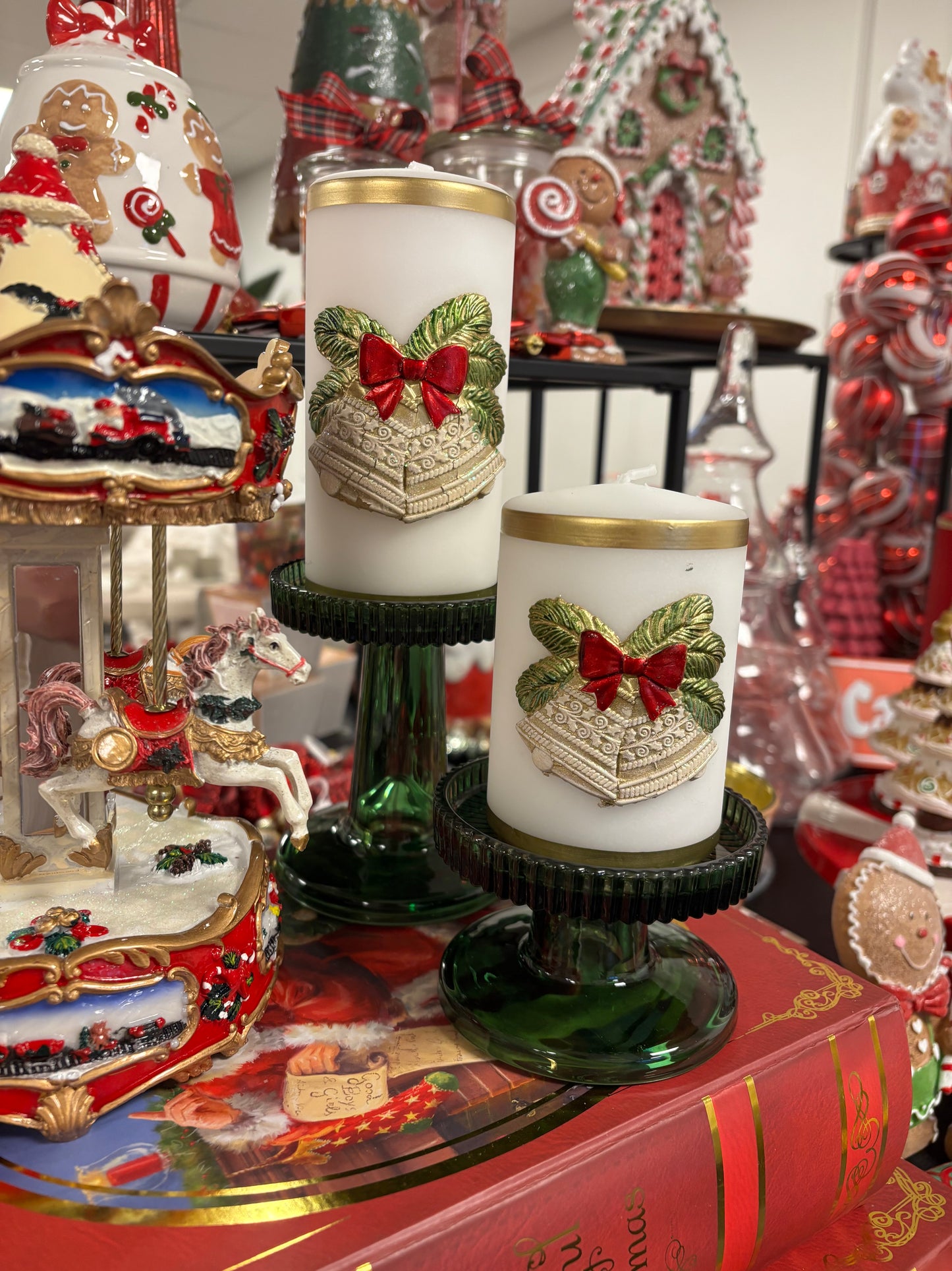 Christmas candle white - S