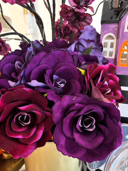 Purple roses