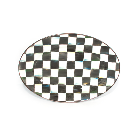 Courtly Check - Oval platter