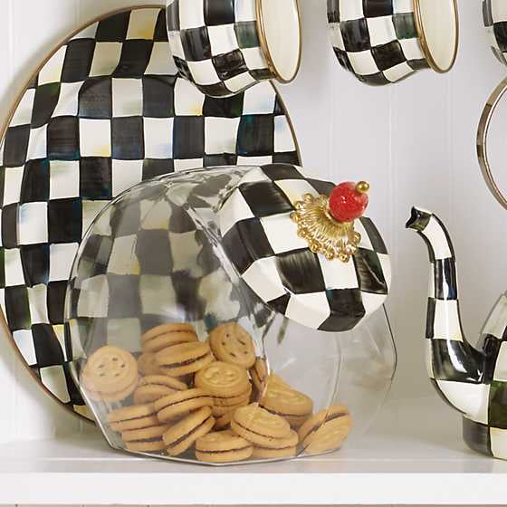 Courtly Check - Cookie jar large