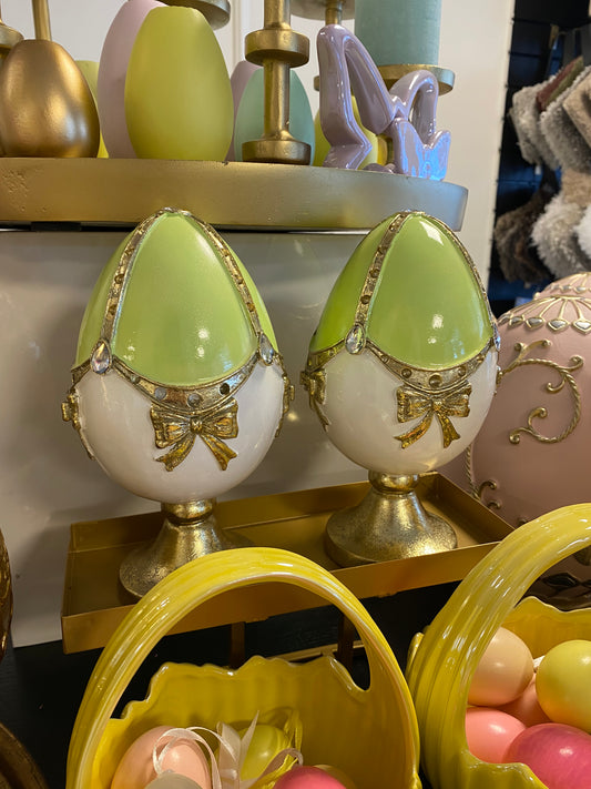 Baroque egg - Mint