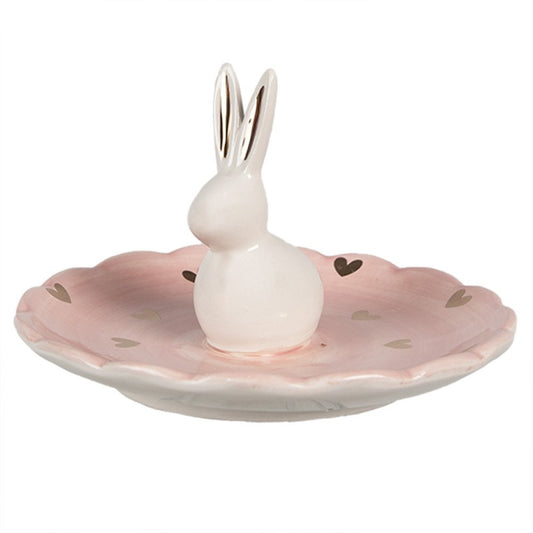 Hearted bunny dish