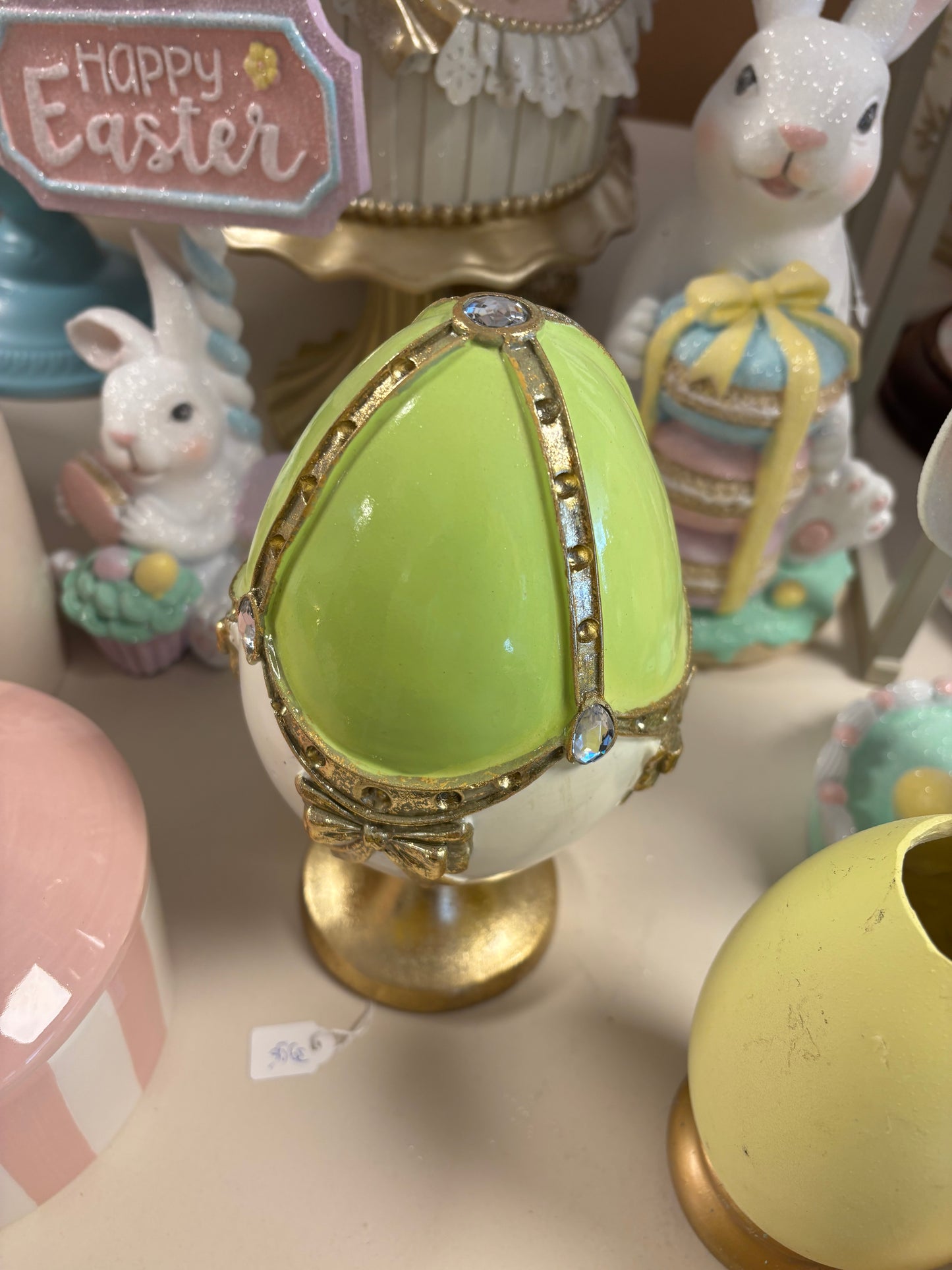 Baroque egg - mint