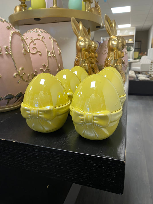 Egg jar - Yellow