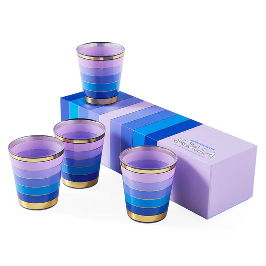 Scala boxed glassware set/4